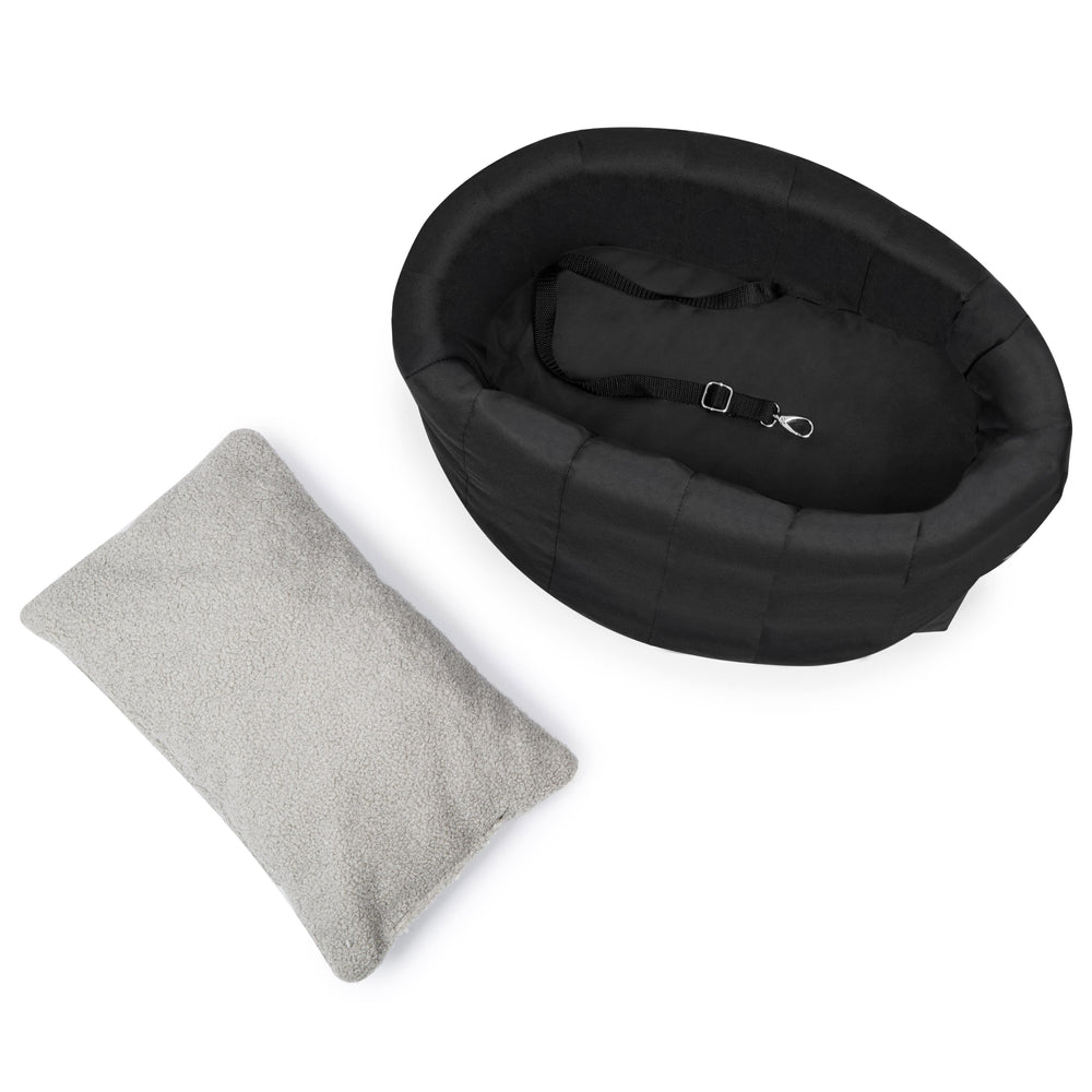 PetsPersonal 3-IN-1 Tas, Mand & Autostoel Zwart