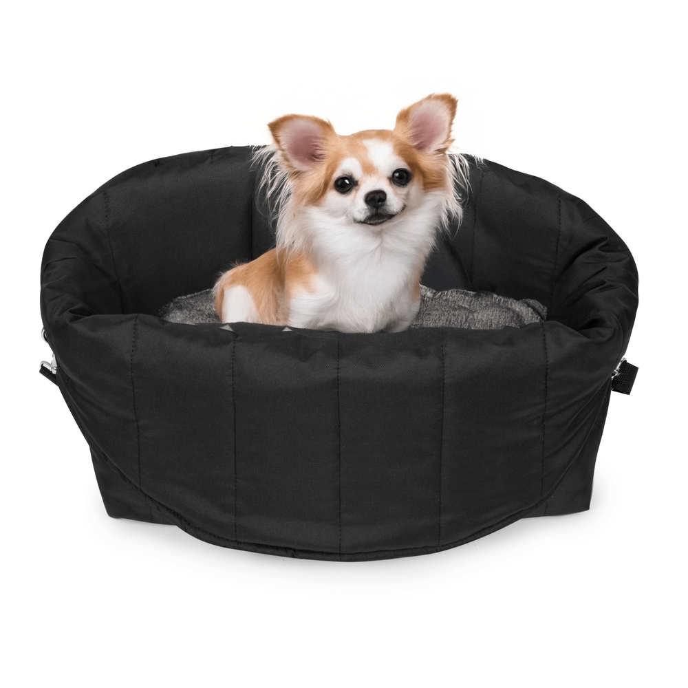 PetsPersonal 3-IN-1 Tas, Mand & Autostoel Zwart
