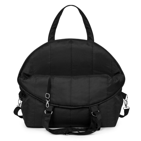 PetsPersonal 3-IN-1 Tas, Mand & Autostoel Zwart