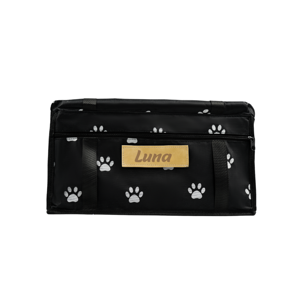 PetsPersonal Hondenstoel Auto Zwart Patroon